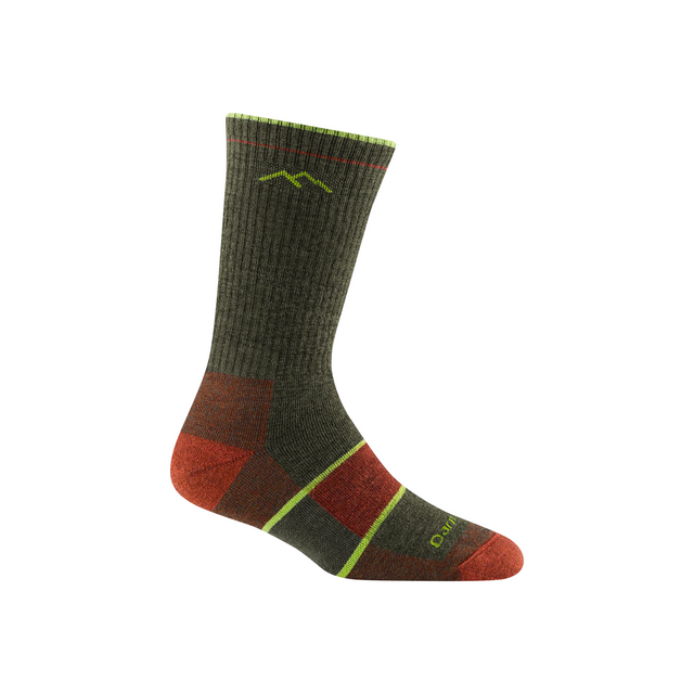 Darn Tough Hiker Midweight Boot Sock with Full Cushion (Women) - Forest Socks - Perf - Crew - The Heel Shoe Fitters