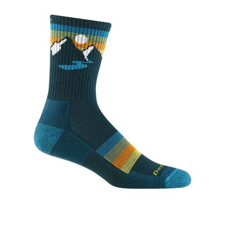 Darn Tough Sunset Ridge Lightweight Micro Crew Sock with Cushion (Men) - Bottle Accessories - Socks - Performance - The Heel Shoe Fitters