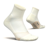 Feetures Elite Light Cushion Quarter (Unisex) - Linen