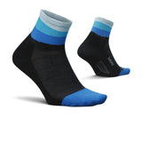 Feetures E204672 Elite Light Cushion Quarter Sock (Unisex) - Solar Ascent Accessories - Socks - Performance - The Heel Shoe Fitters