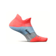 Feetures Elite Light Cushion No Show Tab Sock (Unisex) - Climb Coral Accessories - Socks - Performance - The Heel Shoe Fitters