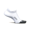 Feetures Elite Light Cushion No Show Tab Sock (Unisex) - White Accessories - Socks - Performance - The Heel Shoe Fitters