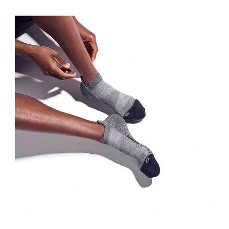 Feetures Elite Light Cushion No Show Tab Sock (Unisex) - Gray Accessories - Socks - Lifestyle - The Heel Shoe Fitters