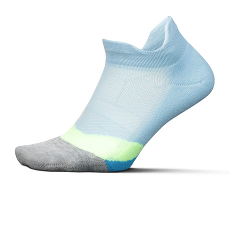 Feetures Elite Light Cushion No Show Tab Sock (Unisex) - Blue Crystal