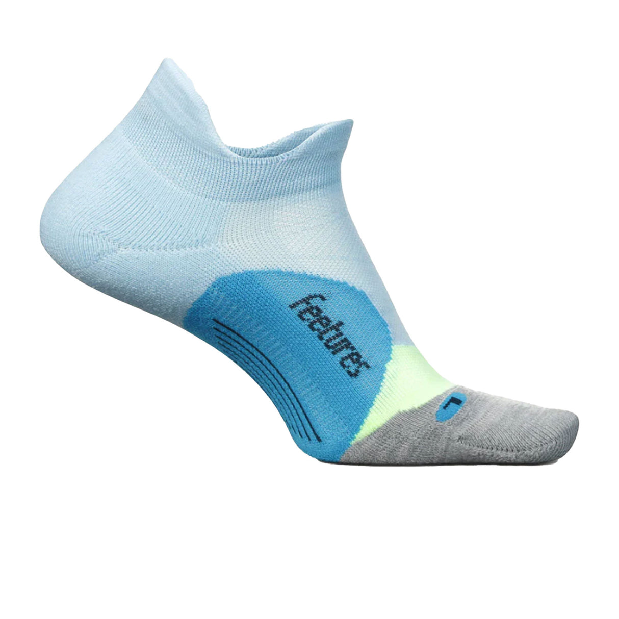 Feetures E5023685 Elite Light Cushion No Show Tab Sock (Unisex) - Blue Crystal Accessories - Socks - Performance - The Heel Shoe Fitters