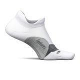 Feetures E5030158 Elite Light Cushion No Show Tab Sock (Unisex) - White Accessories - Socks - Performance - The Heel Shoe Fitters