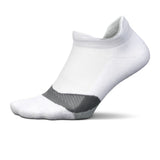 Feetures Elite Light Cushion No Show Tab Sock (Unisex) - White Accessories - Socks - Performance - The Heel Shoe Fitters