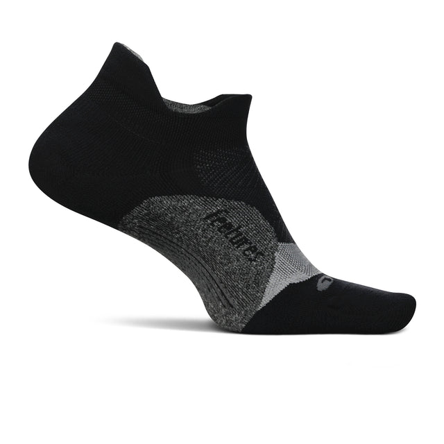 Feetures E5030159 Elite Light Cushion No Show Tab Sock (Unisex) - Black Accessories - Socks - Performance - The Heel Shoe Fitters