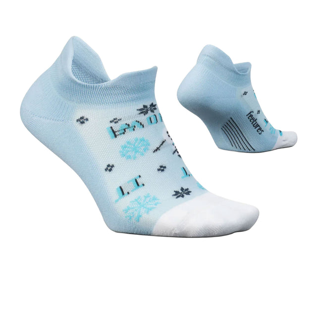 Feetures E50651 Elite Light Cushion Limited Edition No Show Tab Sock (Unisex) - Frosty Blue Accessories - Socks - Performance - The Heel Shoe Fitters