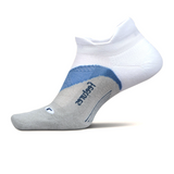 Feetures Elite Light Cushion No Show Tab (Unisex) - White Tide