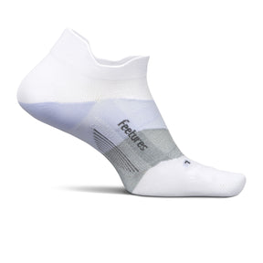 Feetures Elite Ultra Light No Show Tab Sock (Unisex) - White Liatech Accessories - Socks - Performance - The Heel Shoe Fitters