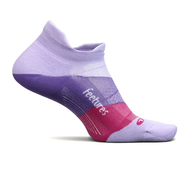 Feetures Elite Ultra Light No Show Tab Sock (Unisex) - Lace Up Lavender Socks - Life - No Show - The Heel Shoe Fitters