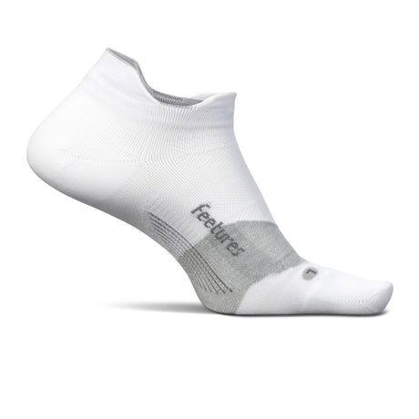 Feetures Elite Ultra Light No Show Tab Sock (Unisex) - White Accessories - Socks - Performance - The Heel Shoe Fitters