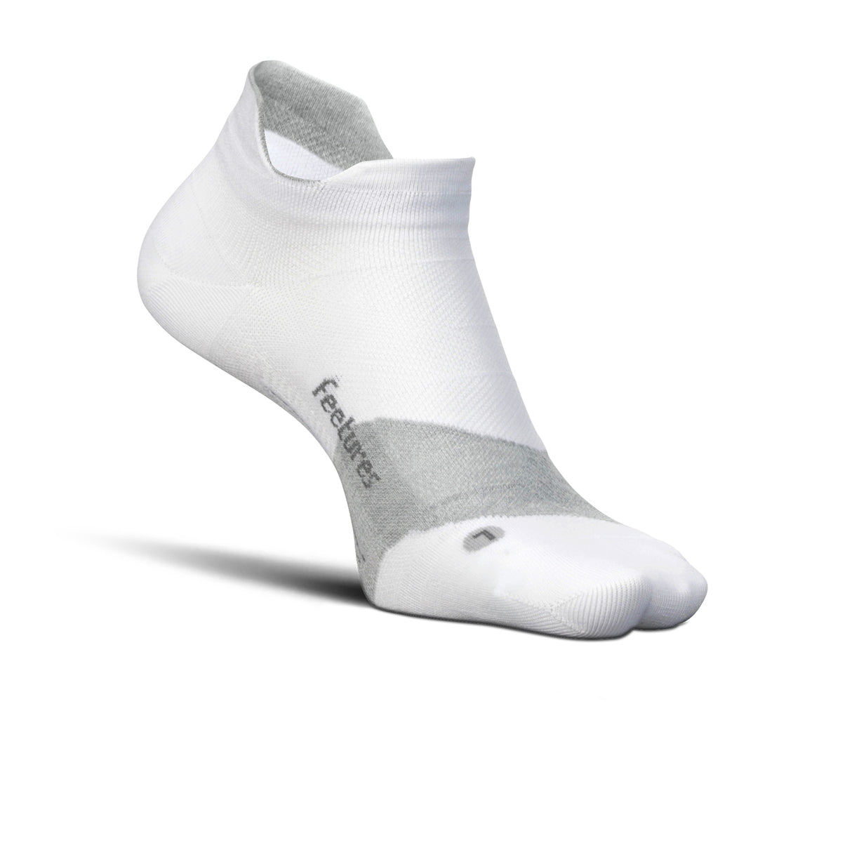 Feetures E557158 Elite Ultra Light No Show Tab Sock (Unisex) - White Accessories - Socks - Performance - The Heel Shoe Fitters