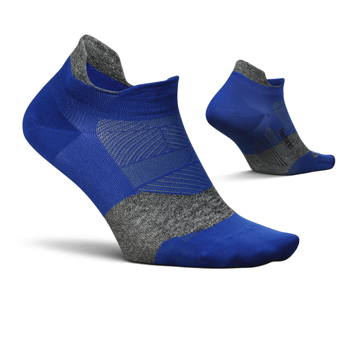 Feetures E55494 Elite Ultra Light No Show Tab Sock (Unisex) - Boost Blue Accessories - Socks - Performance - The Heel Shoe Fitters