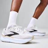 Feetures Elite Light Cushion Crew Sock (Unisex) - White Accessories - Socks - Performance - The Heel Shoe Fitters