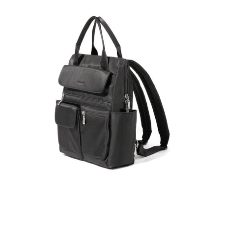 Baggallini Modern Everywhere Laptop Backpack - Black Twill Accessories - Bags - Backpacks - The Heel Shoe Fitters