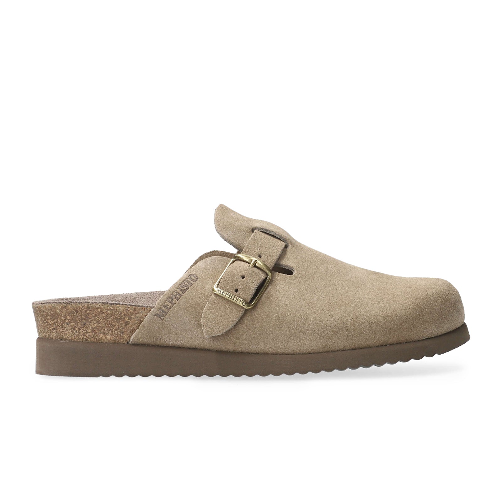 Mephisto Halina Clog (Women) - Warm Grey Suede – The Heel Shoe Fitters