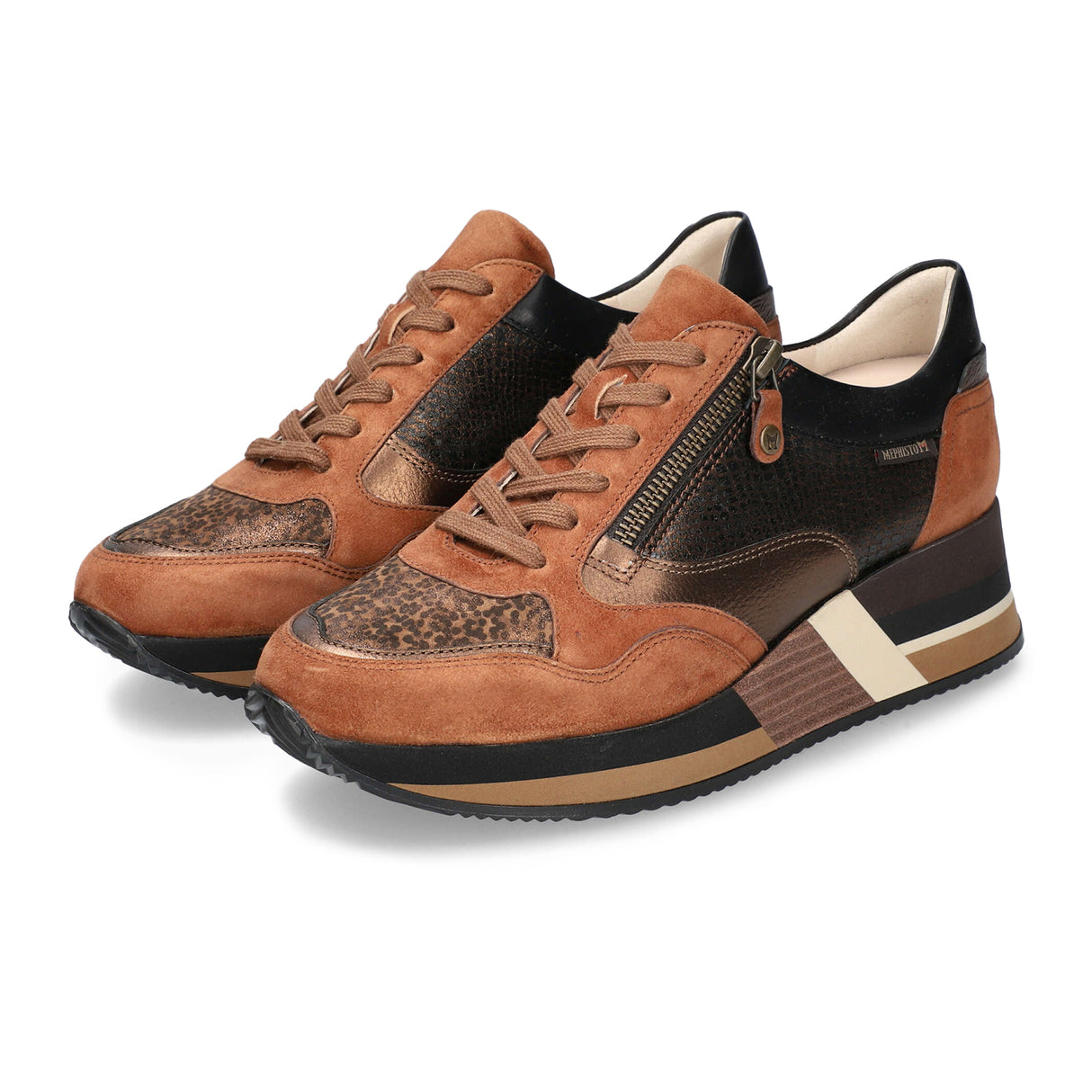 Mephisto Olimpia Sneaker (Women) - Hazelnut Athletic - Casual - Lace Up - The Heel Shoe Fitters