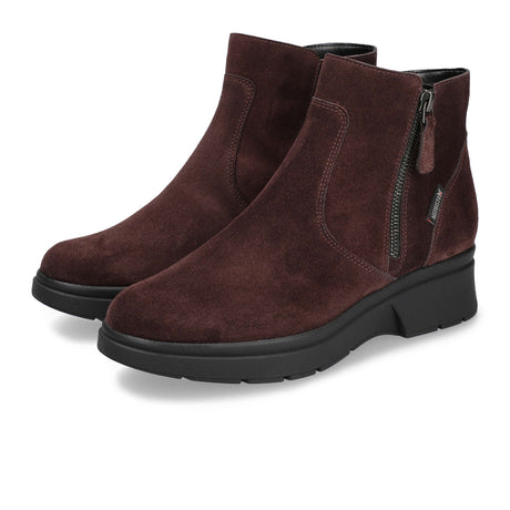 Mephisto Doucia Ankle Boot (Women) - Plum Boots - Casual - Mid - The Heel Shoe Fitters