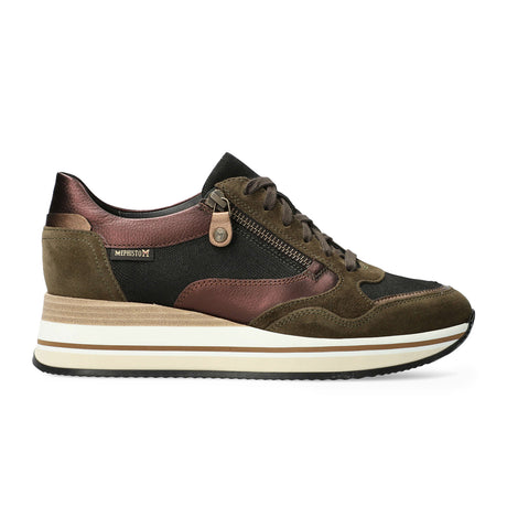 Mephisto Olimpia Sneaker (Women) - Moss Athletic - Casual - Lace Up - The Heel Shoe Fitters