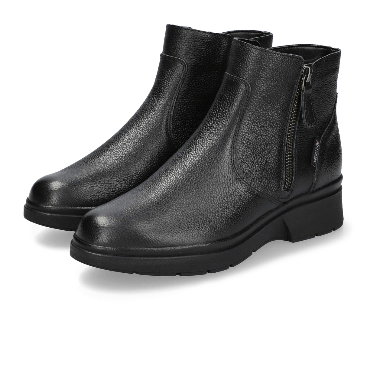 Mephisto Doucia Ankle Boot (Women) - Black Boots - Casual - Mid - The Heel Shoe Fitters