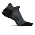 Feetures EC504160 Elite Max Cushion No Show Tab Sock (Unisex) - Gray Accessories - Socks - Performance - The Heel Shoe Fitters