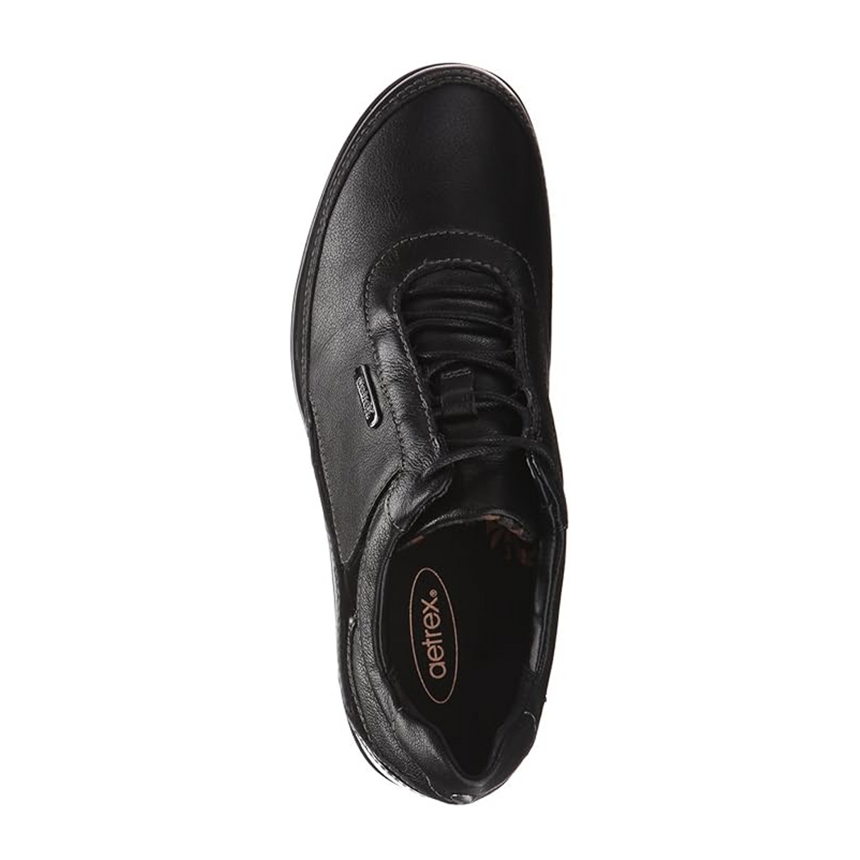 Aetrex Holly Lace Up (Women) - Black Leather Dress-Casual - Lace Ups - The Heel Shoe Fitters