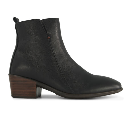 Naot Ethic Ankle Boot (Women) - Soft Black Leather Boots - Casual - Mid - The Heel Shoe Fitters