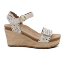 Aetrex Sydney Wedge Sandal (Women) Sandal - Heel/Wedge - The Heel Shoe Fitters