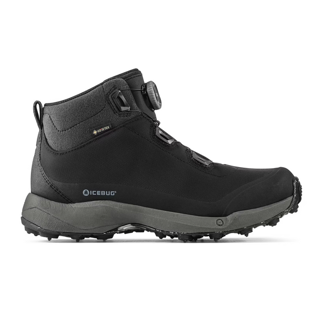 Icebug Stavre BUGrip GTX Boot (Men) - Black/Granite Athletic - Running - Trail - The Heel Shoe Fitters