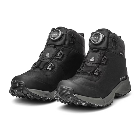 Icebug Stavre BUGrip GTX Boot (Women) - Black/Granite Athletic - Running - Trail - The Heel Shoe Fitters