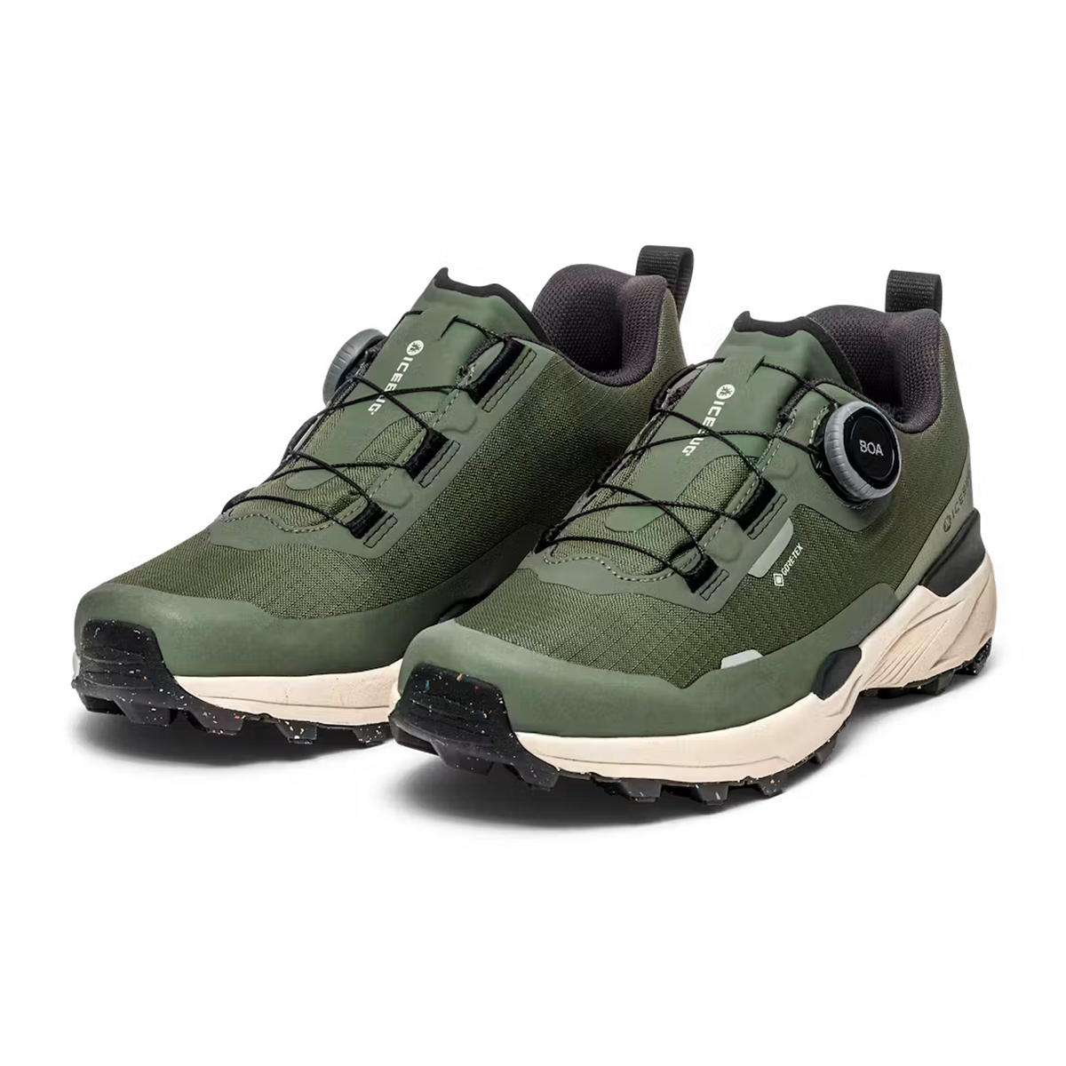 Icebug Rover 2 RB9X GTX (Men) - LightMoss/Black Hiking - Low - The Heel Shoe Fitters