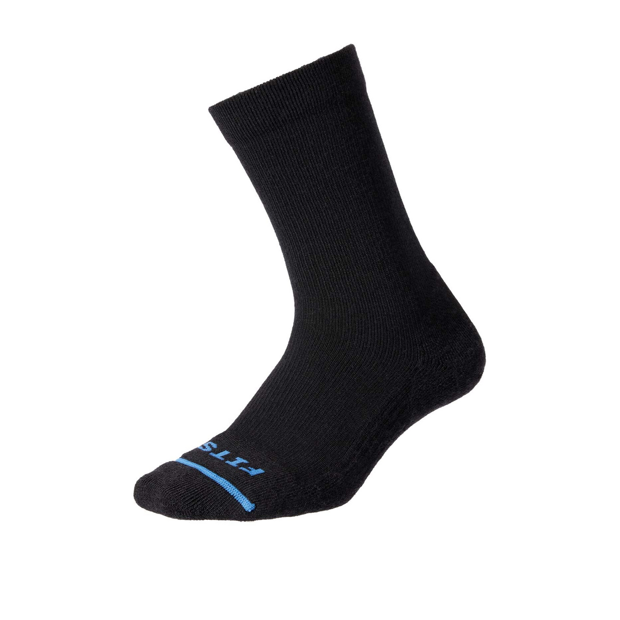 FITS F1002 Light Cushion Hiker Crew Sock (Unisex) - Black Accessories - Socks - Performance - The Heel Shoe Fitters