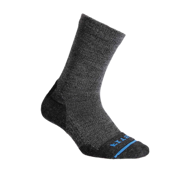 FITS F1002 Light Cushion Hiker Crew Sock (Unisex) - Coal Accessories - Socks - Performance - The Heel Shoe Fitters