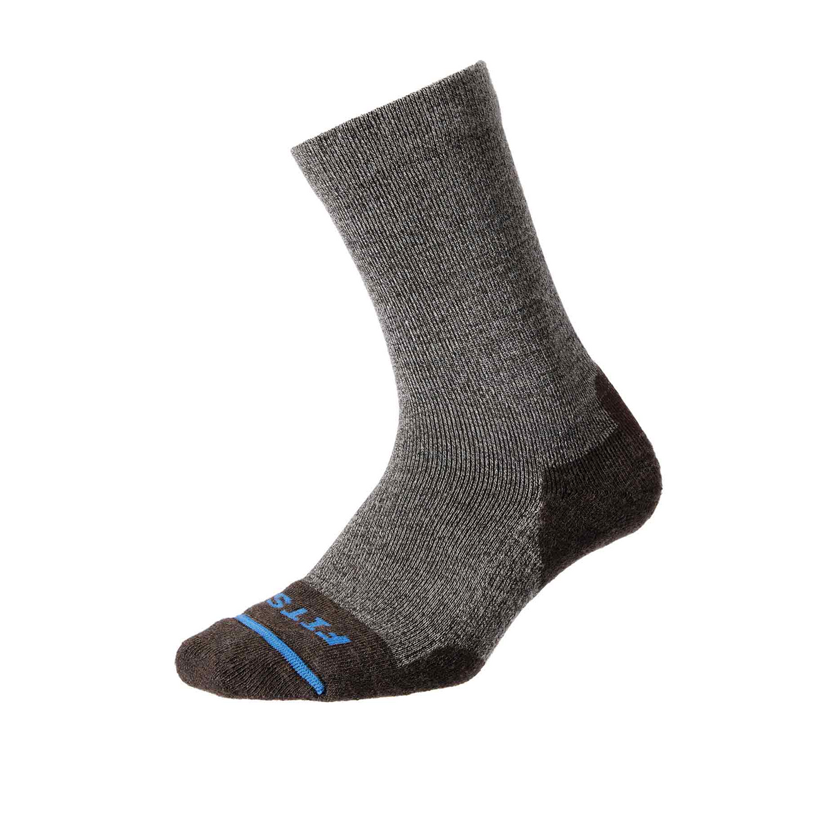 FITS F1002 Light Cushion Hiker Crew Sock (Unisex) - Brown Accessories - Socks - Performance - The Heel Shoe Fitters