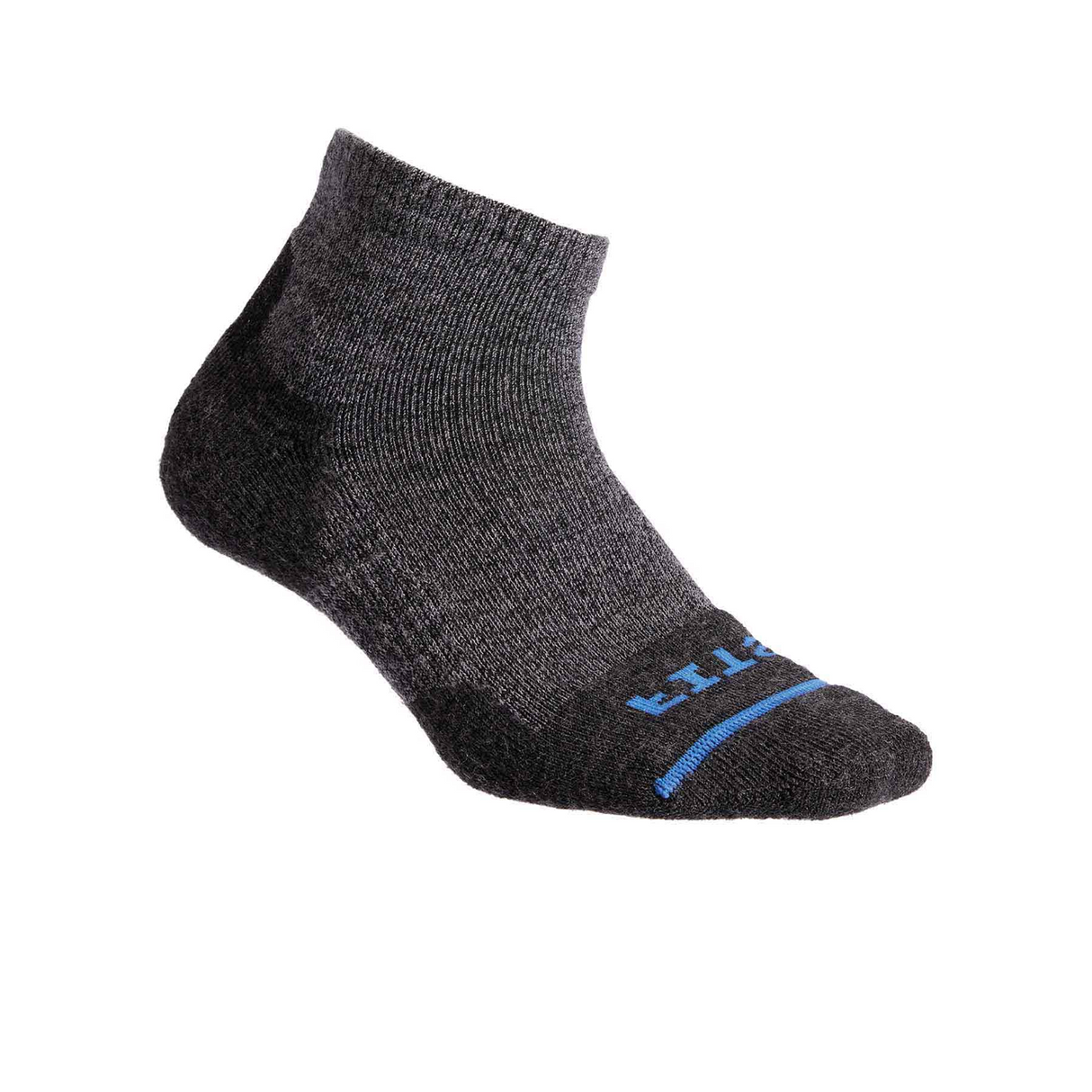 FITS F1003 Light Cushion Hiker Quarter Sock (Unisex) - Coal Accessories - Socks - Performance - The Heel Shoe Fitters