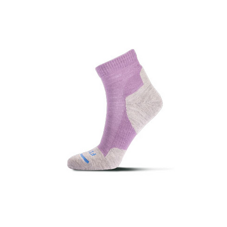 Fits F1003 Light Hiker Quarter Sock (Unisex) - Grape Jam Accessories - Socks - Performance - The Heel Shoe Fitters