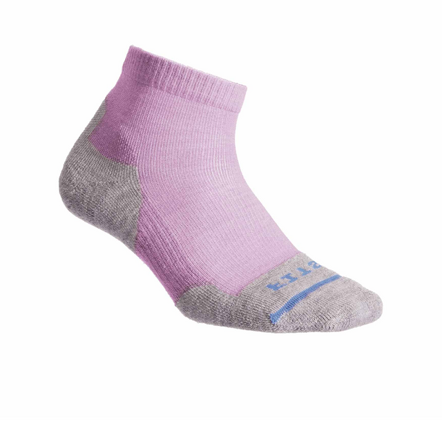 FITS F1003 Light Cushion Hiker Quarter Sock (Unisex) - Grape Jam Accessories - Socks - Performance - The Heel Shoe Fitters