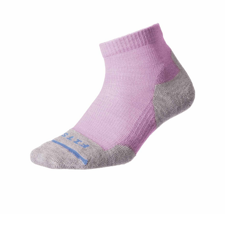 FITS F1003 Light Cushion Hiker Quarter Sock (Unisex) - Grape Jam Accessories - Socks - Performance - The Heel Shoe Fitters