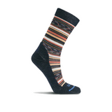 FITS F1057 Multi-Pattern Light Cushion Hiker Crew Sock (Unisex) - Navy Accessories - Socks - Performance - The Heel Shoe Fitters