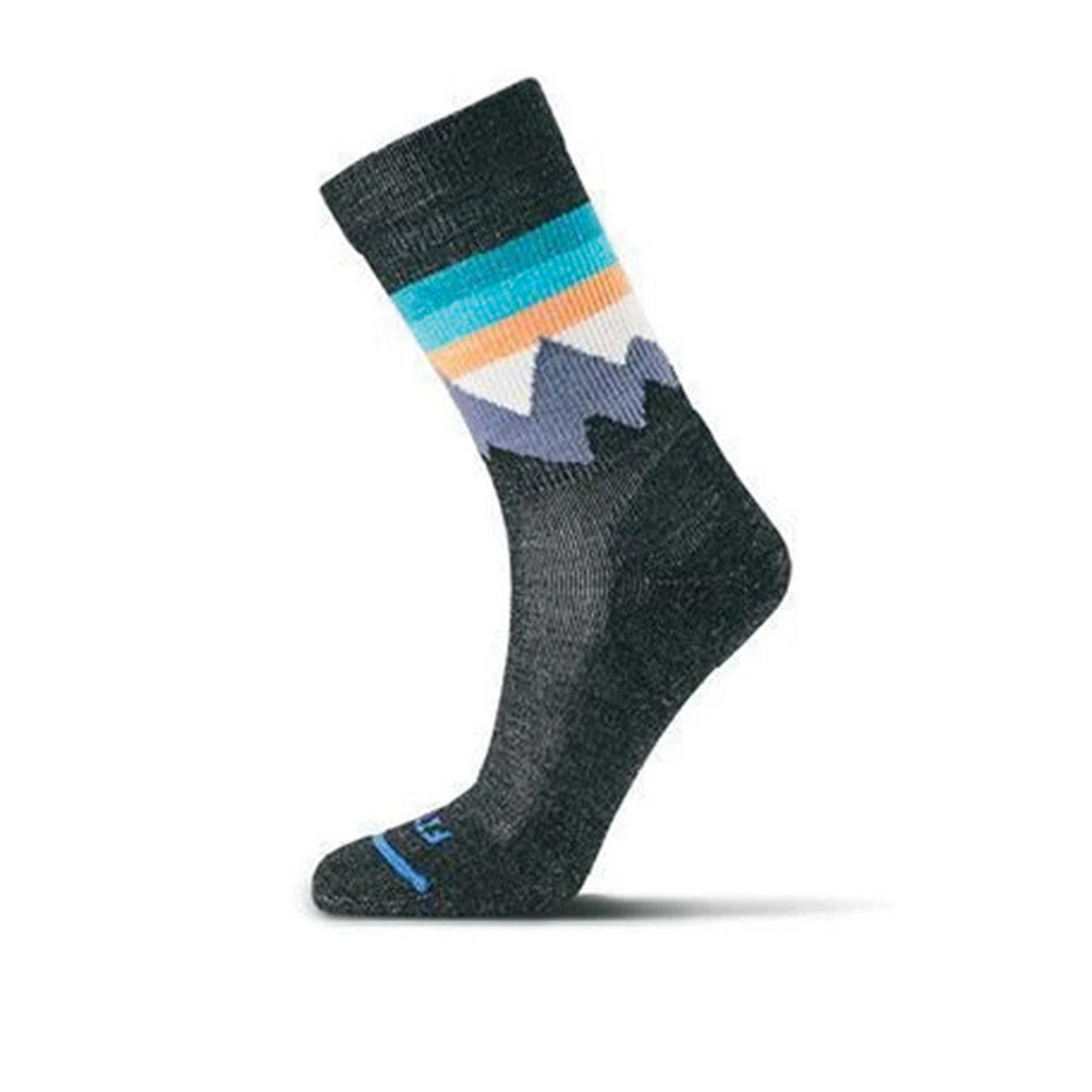 FITS F1058 Mountain Top Light Cushion Hiker Crew Sock (Unisex) - Charcoal Accessories - Socks - Performance - The Heel Shoe Fitters