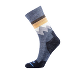 FITS F1058 Mountain Top Light Cushion Hike Crew Sock (Unisex) - Navy Accessories - Socks - Performance - The Heel Shoe Fitters
