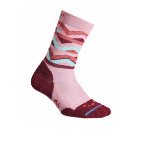 FITS F1098 Zig Zag Light Cushion Hike Crew Sock (Unisex) Accessories - Socks - Performance - The Heel Shoe Fitters