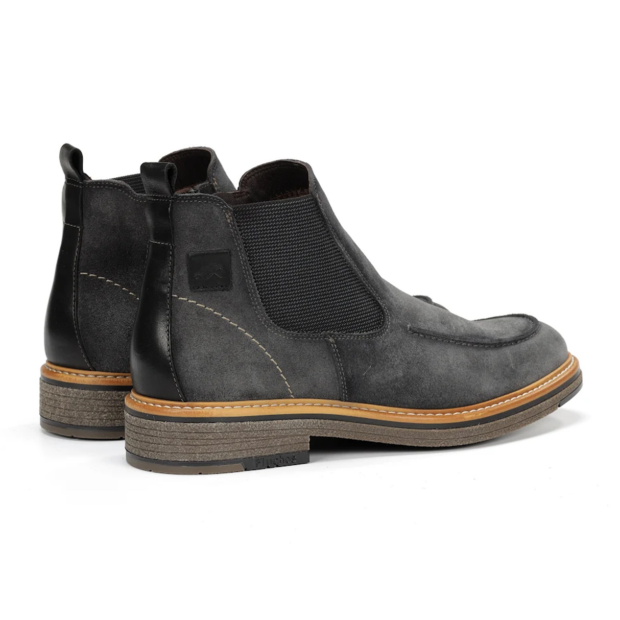 Fluchos Kasper F1821 Chelsea Boot (Men) - Afelpado Grafito Boots - Casual - Mid - The Heel Shoe Fitters