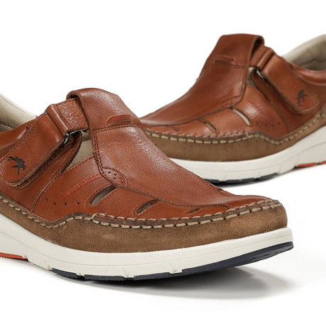 Fluchos Kai F1987 Fisherman Slip On (Men) - Cuero Dress-Casual - Slip On - The Heel Shoe Fitters