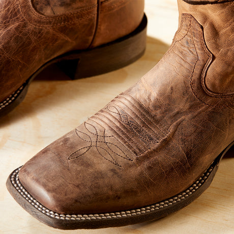 Ariat Circuit Patriot Western Boot (Men) - Weathered Tan Boots - Fashion - High - The Heel Shoe Fitters