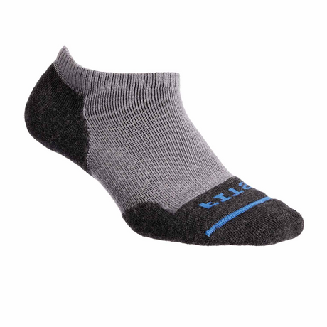 FITS F3001 Light Cushion Runner Low Sock (Unisex) - Light Grey Accessories - Socks - Performance - The Heel Shoe Fitters