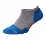 FITS F3001 Light Cushion Run Low Sock (Unisex) - Light Grey/Blue Accessories - Socks - Performance - The Heel Shoe Fitters