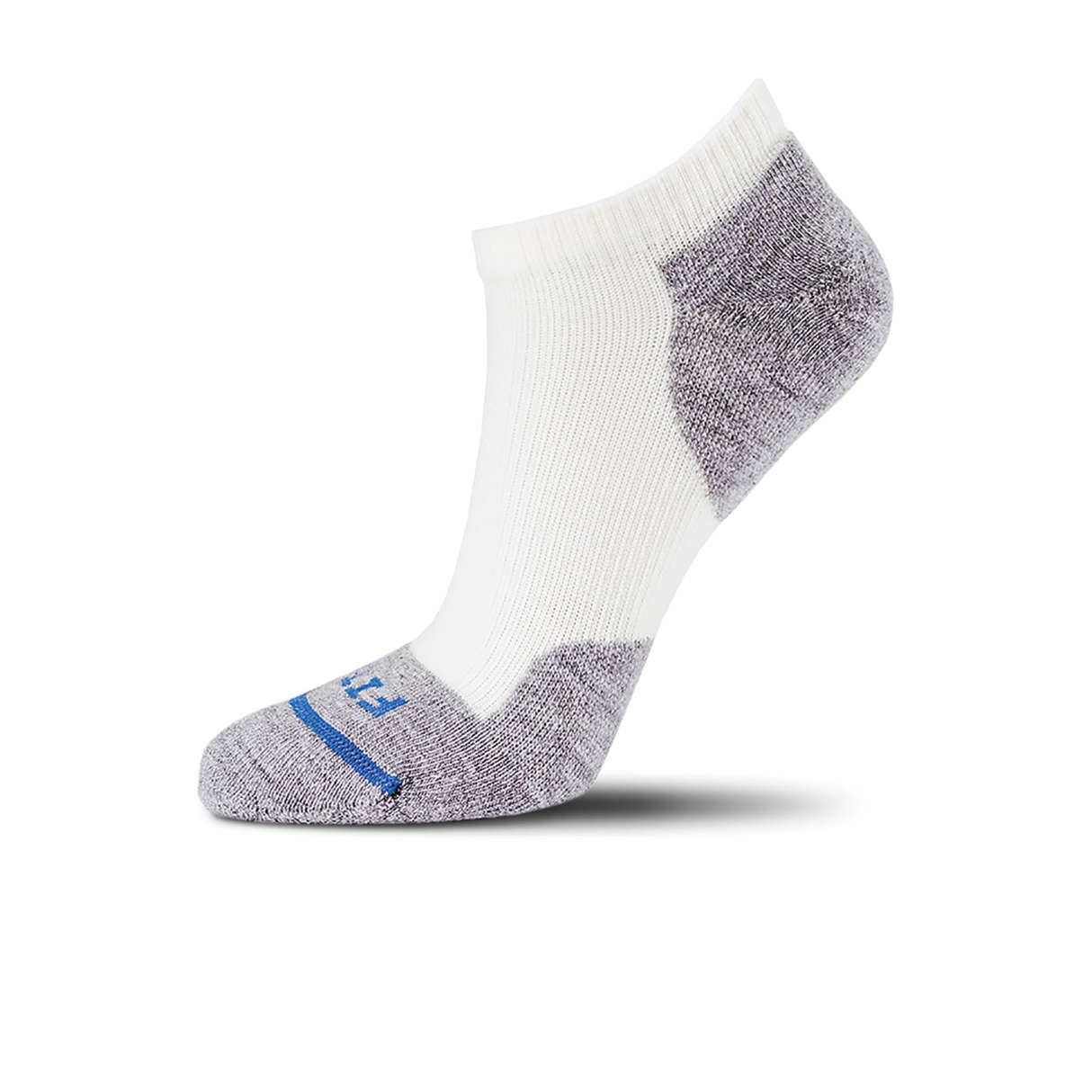 FITS F3001 Light Cushion Runner Low Sock (Unisex) - White Accessories - Socks - Performance - The Heel Shoe Fitters